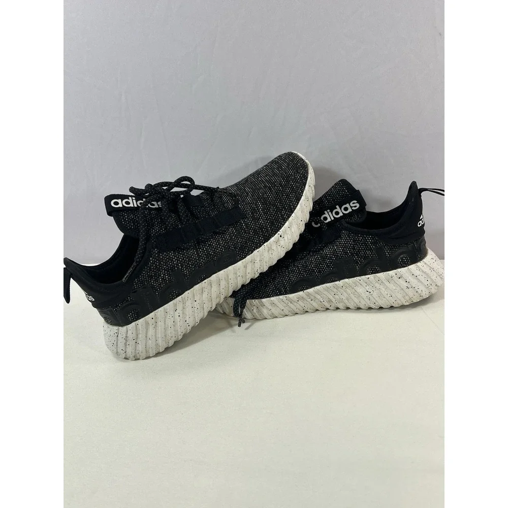 Adidas Kaptir 3.0 Running Athletic Gym Sneakers Men's Size 11 Black White‎